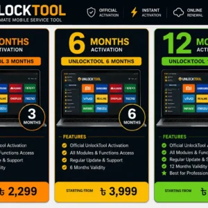 Unlocktool 3 Month, 6 Month, 12 Month Activation (Copy) (Copy) (Copy)