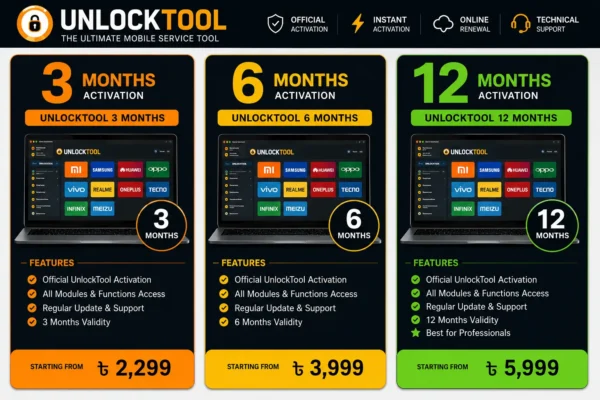 Unlocktool 3 Month, 6 Month, 12 Month Activation (Copy) (Copy) (Copy)
